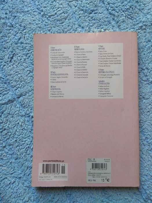 Gramática Básica da Língua Portuguesa | 3º Ciclo / Ensino Secundário