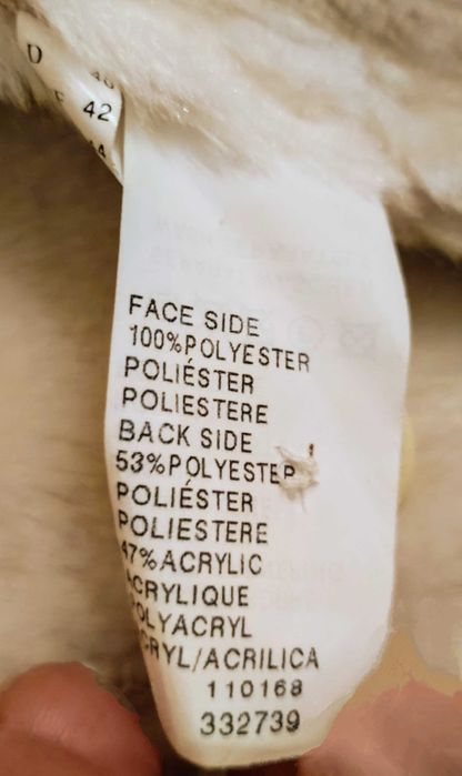 Kożuszek sztuczny bialy damski jak prawdziwy