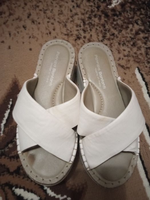 Patrizia bonfanti шлепанцы кожаные