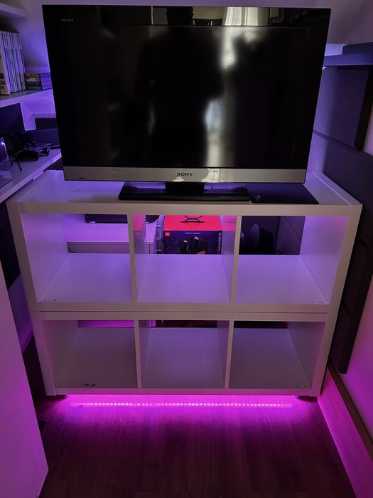 Ikea Kallax 3x2 na kolkach + Led! Stan Bdb!