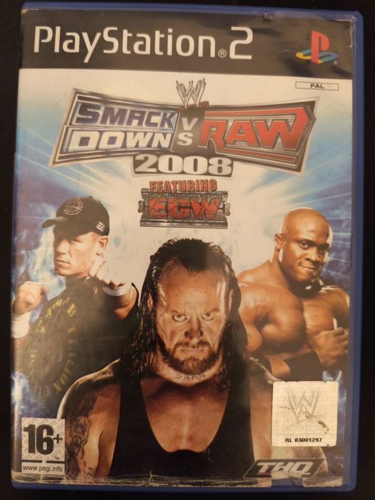 Smack down vs raw 2008 jogo ps2