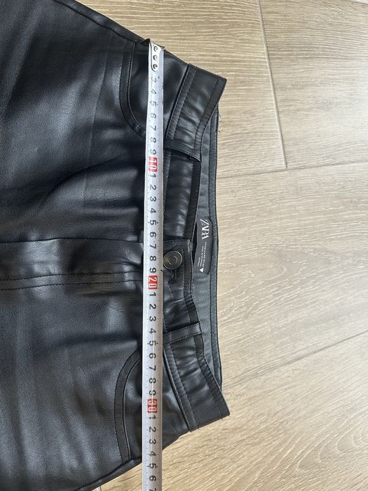 Жіночі шкіряні легінси лосини штани Zara