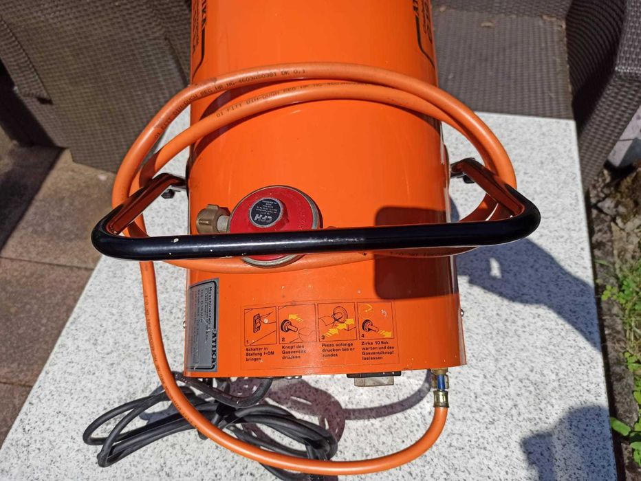 Ogrzewacz gazowy , dmuchawa Atika G 19 M - od 11,5 do 23 kW. NOWY !