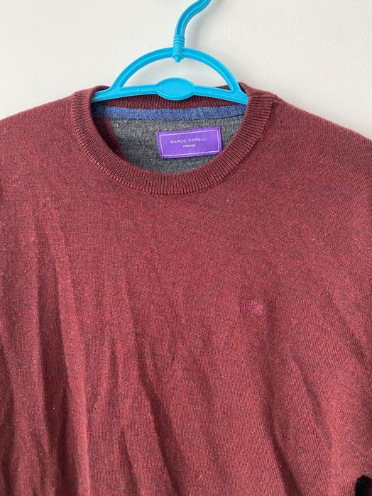 Sweter wełna merino rozm M Marco capelli