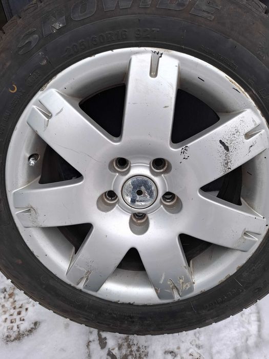 Диски з зимовими шинами r 16 volksvagen