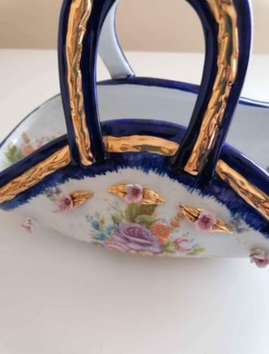 Cestinha em Limoges toda  tralhada