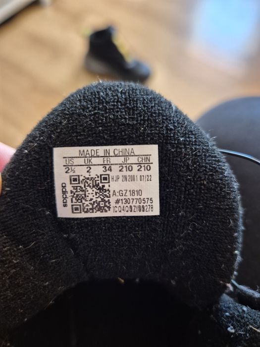 Buty zimowe adidas rozmiar 34