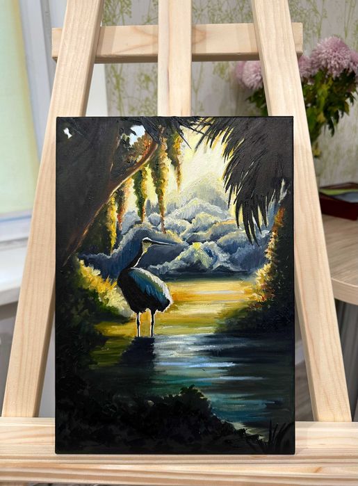 Картина маслом "Тишина Рассвета"