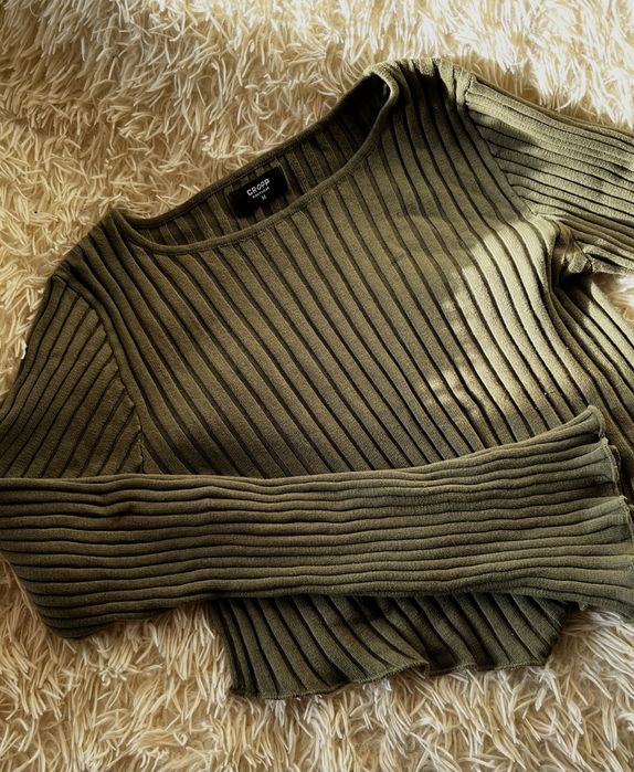 Светр Cropp зеленого кольору