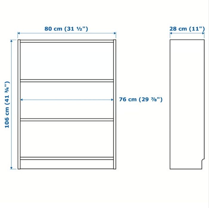 Estante 3 prateleiras- IKEA