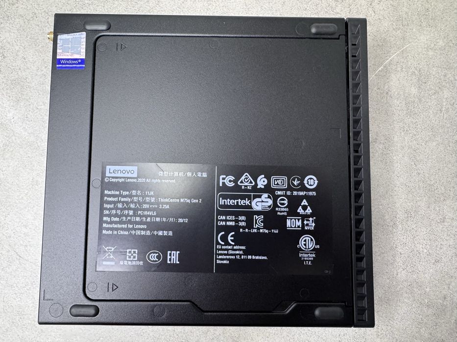 ПК Lenovo M75q G2 / Ryzen 5 4650G / 16GB / 256GB SSD / Mini PC