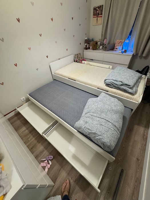 Camas SLÄKT com colchões