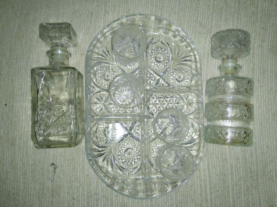 Барный набор для дегустации виски. Хрусталь. 7 предметов.