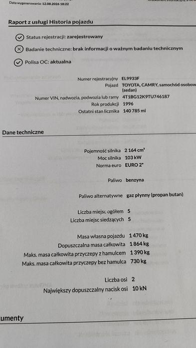 Toyota Camry 2,2