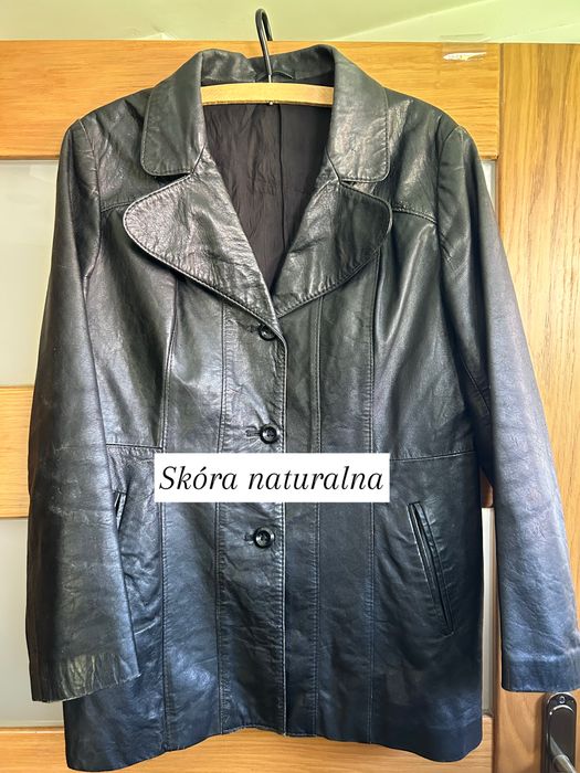 Skorzana skórzana marynarka żakiet