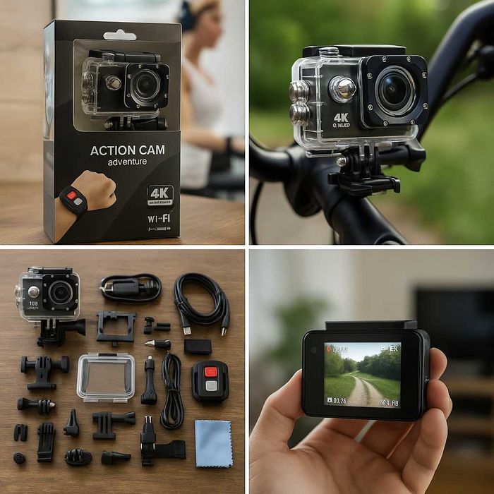 Kamera sportowa Linotex 4k ULTRAHD Full HD 1080 WIFI