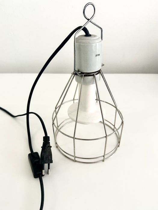 Suporte e lampada cerâmica de 100w para terrario
