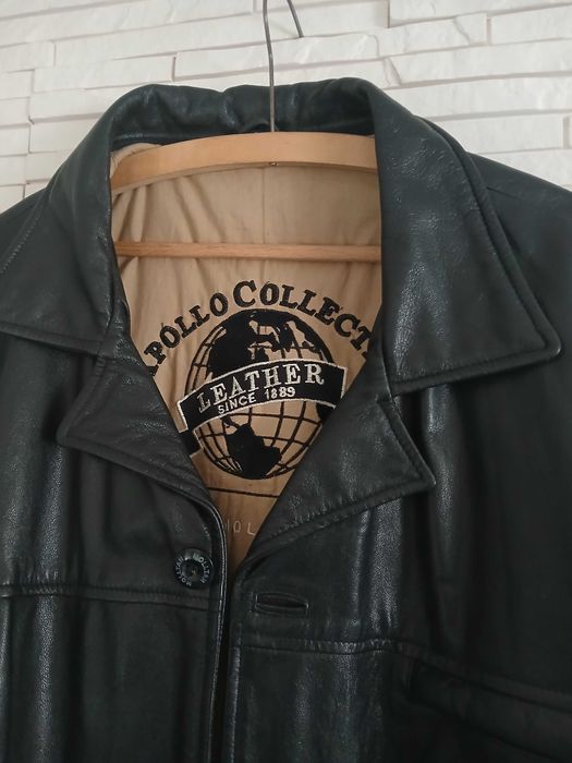 Kurtka męska ze skóry naturalnej-  60-XXL Molltan