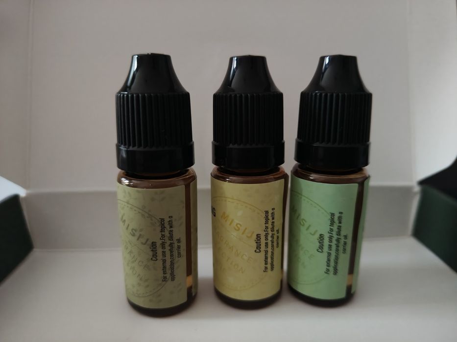 Trzy nowe olejki zapachowe 3x10 ml