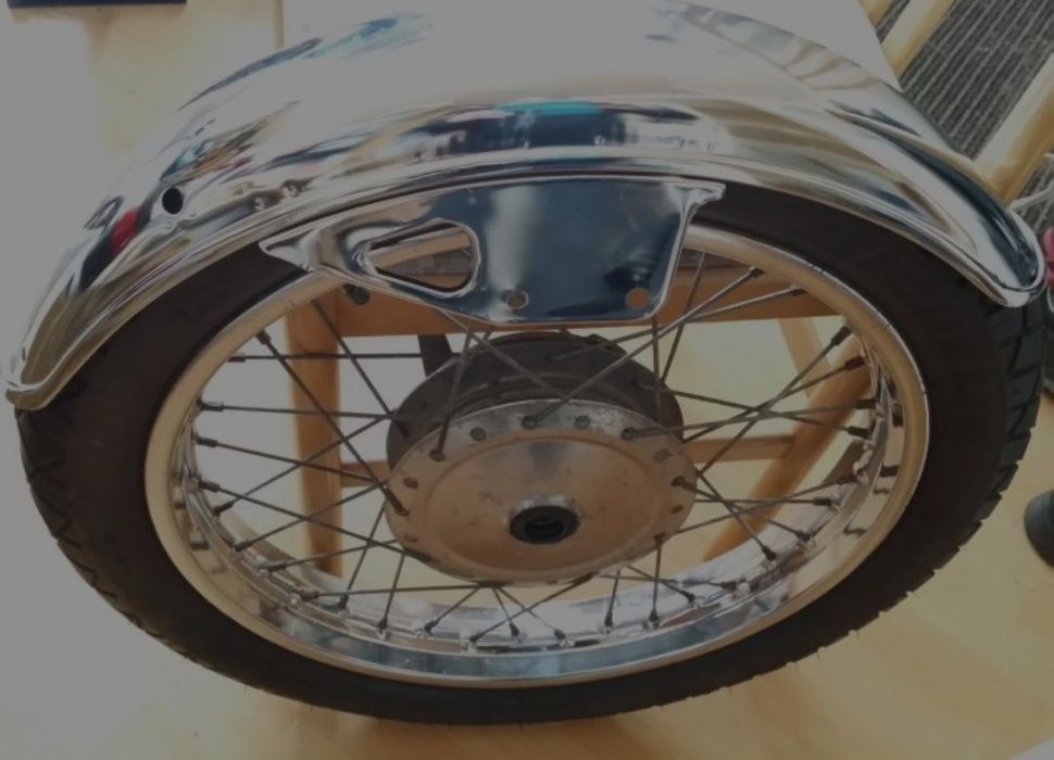 Guarda lamas moto universal café racer custom bobber ou scrambler