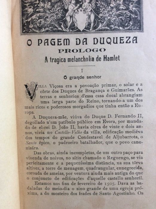 O Pagem da Duqueza de António de Campos Júnior, 2.ª edição. Volume 1 - 2. Obra completa