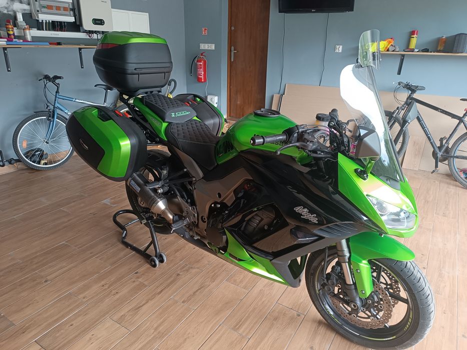 Kawasaki Z 1000 SX Kufry nawi GPS