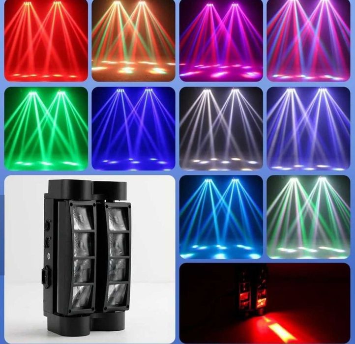 Oświetlenie disco mini spider