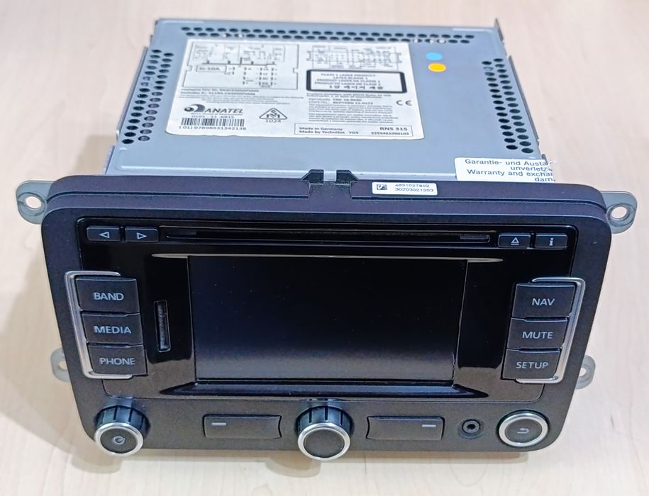 Магнітола RNS315 Bluetooth VW B7-CC-Golf 6,7 09-17рік Б/У Оригінал