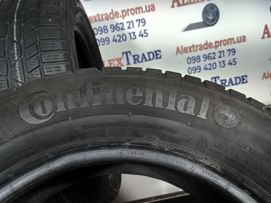 2шт. 205/60 R16 Continental ContiWinterContact TS 830P зимові шини б/у