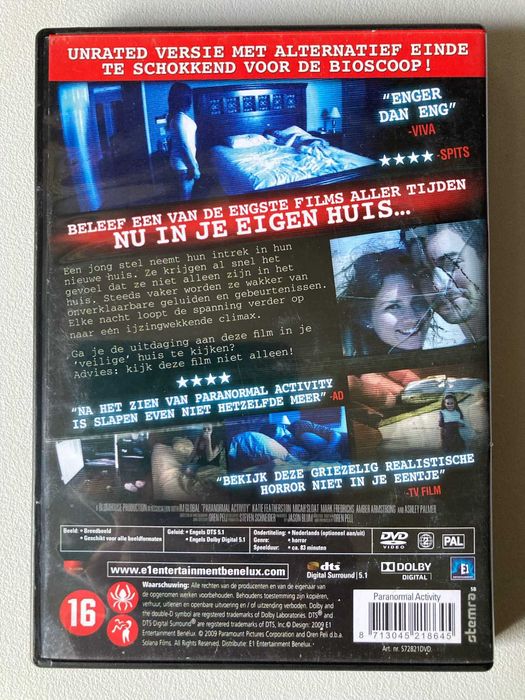 [DVD] Paranormal Activity