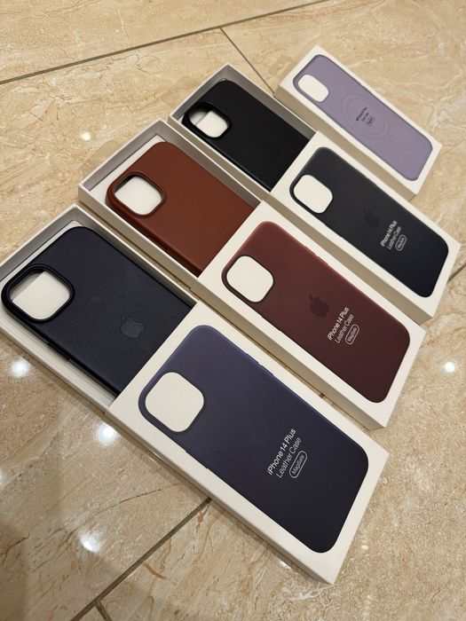 Чехол кожаний Iphone 14 Plus ціна за всі лот 4шт