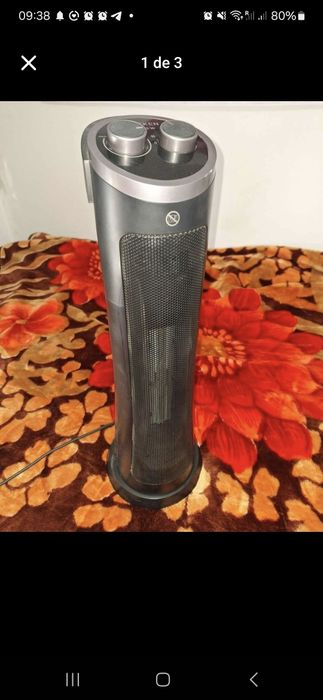 Aquecedor cerâmica e ventilador BECKEN