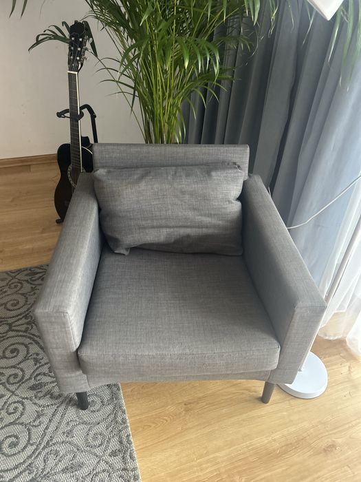 Fotel ikea FRIHETEN szary