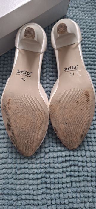 Brilu. Buty ślubne