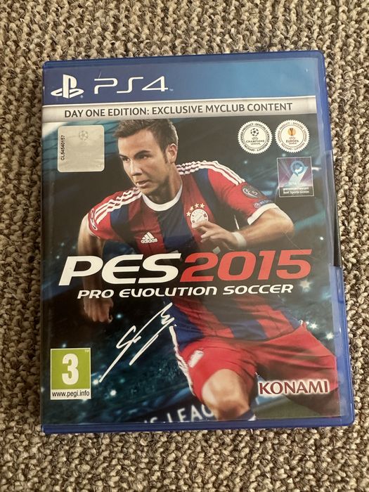 PES 2015 Pro Evolution Soccer Day One Edition для PS4 (нова, запечатана)
