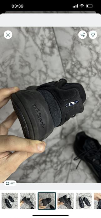Кроссовки сетка и замша Adidas Ozelia оригинал размер 41 26 см