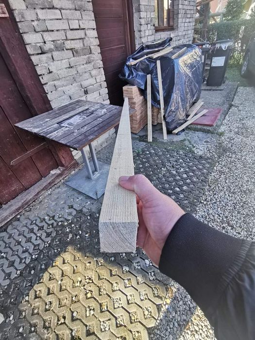 Kantówki świerkowe modrzewiowe suche strugana różne wymiary