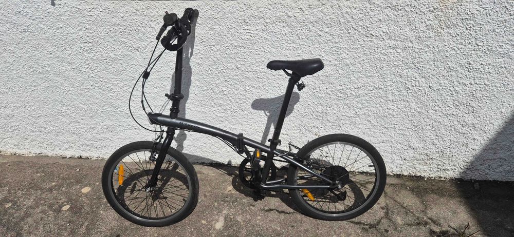 Bicicleta dobrável B'Twin Tilt 20" — alumínio, 6 velocidades Shimano