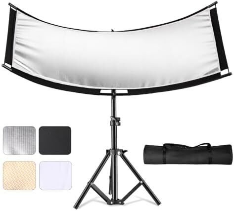 Відбивачі вигнуті рефлектор U-подібний 180x60см та 110x60см на штативі