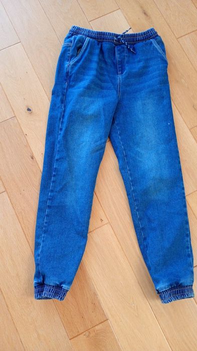 Grube jeansy 158