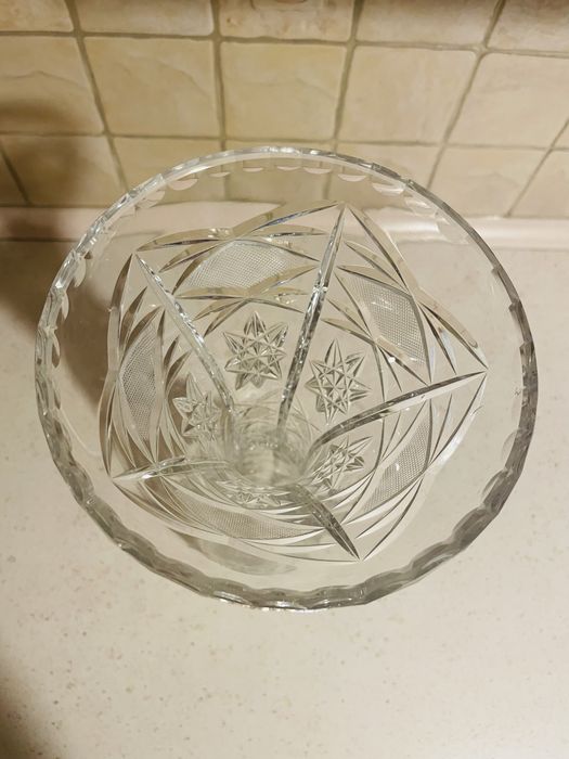 Wazony kryształ PRL 2 szt. Stan Igla!