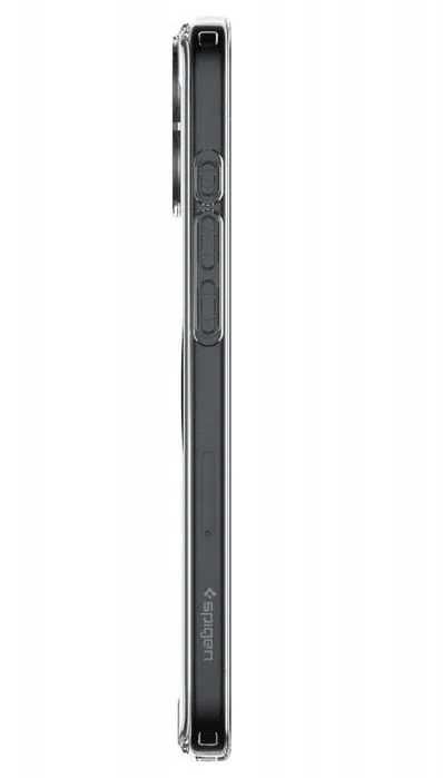 Etui Spigen do iPhone 16, do MagSafe plecki case z osłoną przycisku + szkło