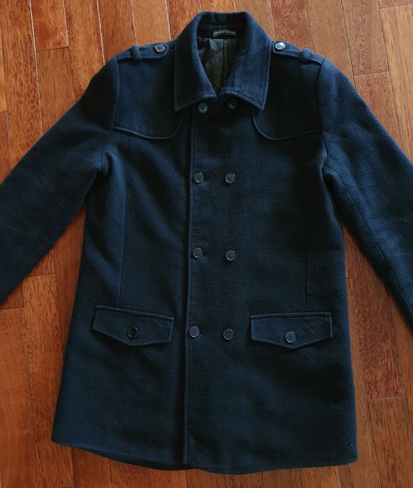 Młodzieżowy męski krótki płaszcz 170 cm