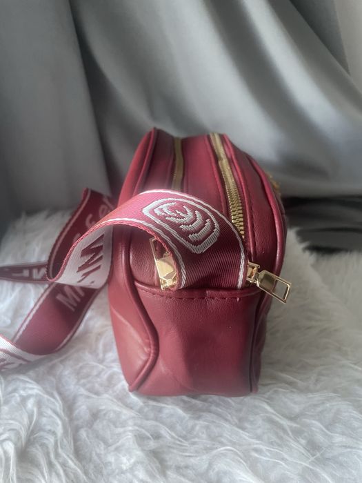 Nowa bordowa torebka z misiem