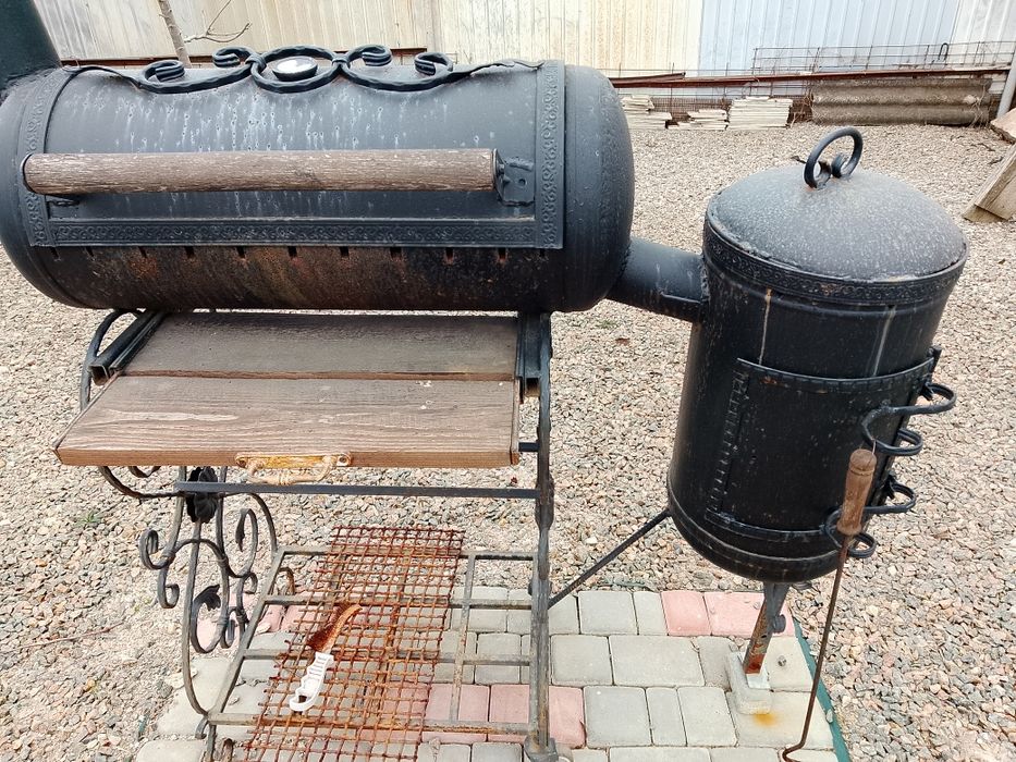 Мангал, коптільня, барбекю, піч для казана