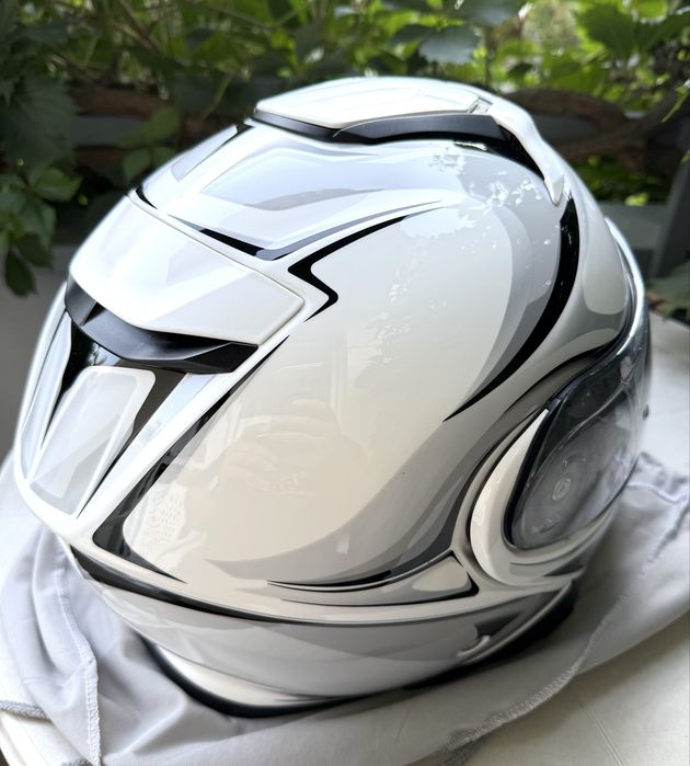 Kask szczękowy Shoei Neotec II rozmiar L + Sena SRL2 Mesh + nowy wizjer CNS-3 z pinockiem