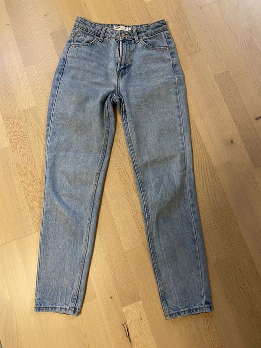 mom jeans jasnoniebieskie