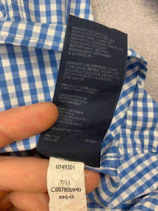 Рубашка Tommy Hilfiger сорочка Оригінал. Розмір M факт XL