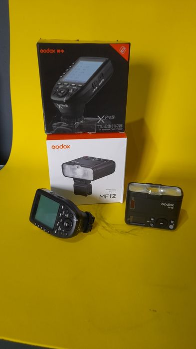 Godox Mf12 + Xpro Trigger + Difusor macro