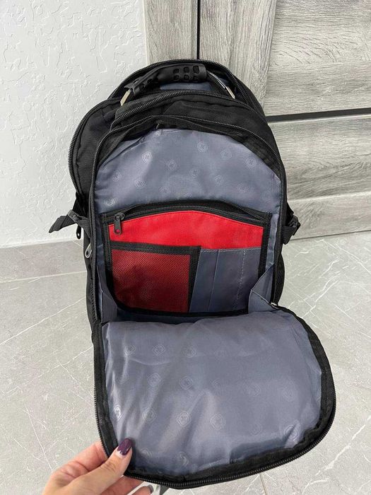 Швейцарский РЮКЗАК! Водостойкий и с отделением ноутбука. ПОРТФЕЛЬ.